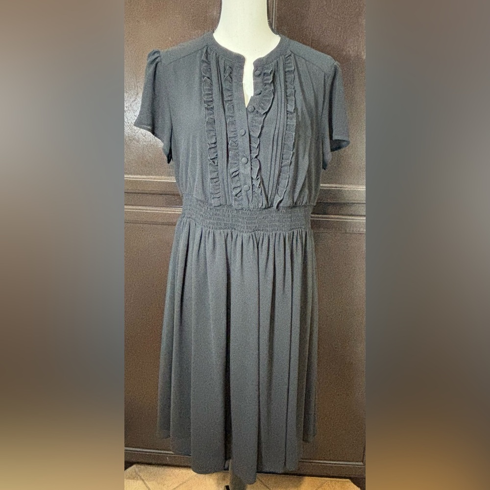 Torrid Gray Ruffle Dress